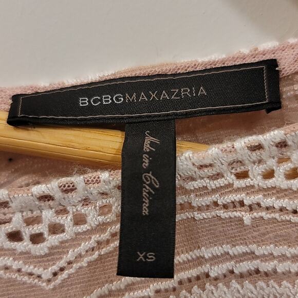 BCBGMaxAzria V-neck Crochet Sweater - Picture 5 of 6